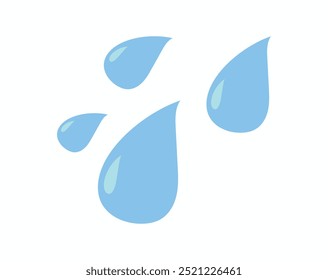 water drop , rainy drops water splash vector symbol	
