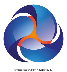 Water Drop Recycle Symbol