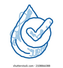 Dibujo de símbolo aislado isométrico del icono de signo del vector de caída y reciclado de agua