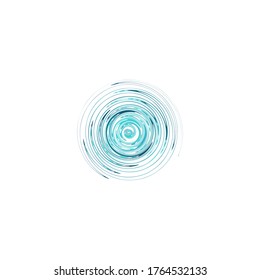 goutte d'eau image vectorielle abstraite forme isolée