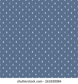 Water drop seamless vector pattern
