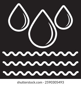Water drop shape icon set. Blood icon symbol silhouette. Various shapes of water drops, water and rain simple icon. Plumbing logo. Blood or oil drop. Vector illustration. EPS 10.