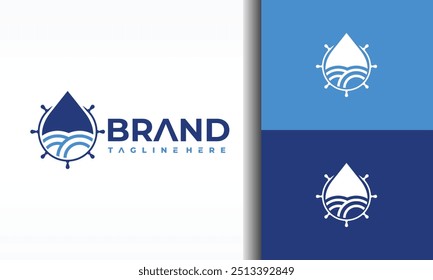 the water drop ship rudder logo