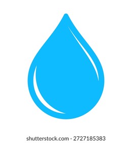 Señal de gota de agua. Elemento de gota de agua. Símbolo de caída