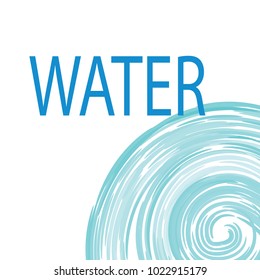 The water drop sign in vector