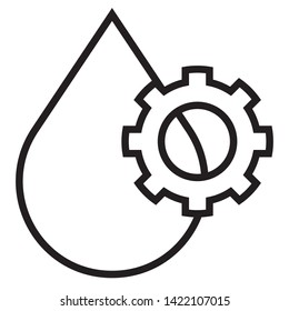 water drop sign vector design