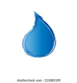 Water drop sign. Vector symbol