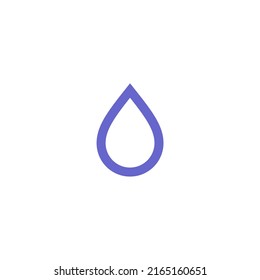 icono simple de agua y agua