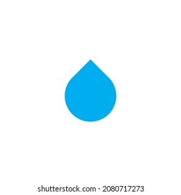
vector de símbolo simple de caída de agua