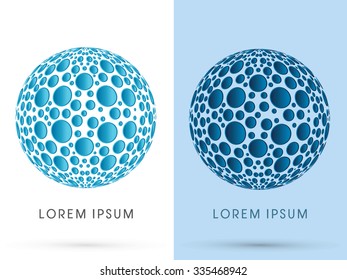 Water drop, Sphere ball, Abstract shape, graphic vector