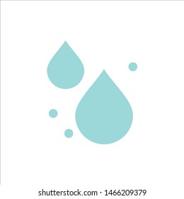 Water, Drop, Spring  Flat Color Icon. Vector icon banner Template. Vector Icon Template background