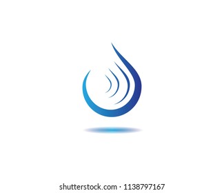 Water drop symbol illustration