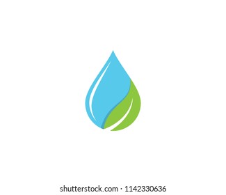 Water drop symbol illustration