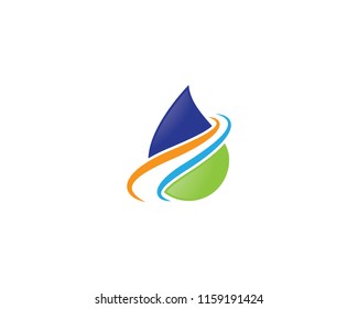 Water drop symbol illustration