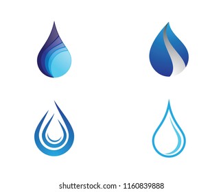 Water drop symbol illustration