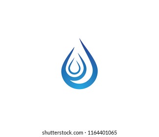 Water drop symbol illustration