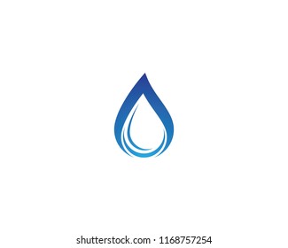 Water drop symbol illustration