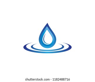 Water drop symbol illustration