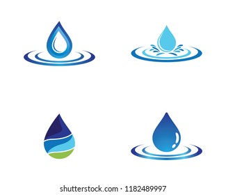 Water drop symbol illustration