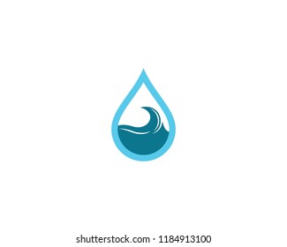 Water drop symbol illustration