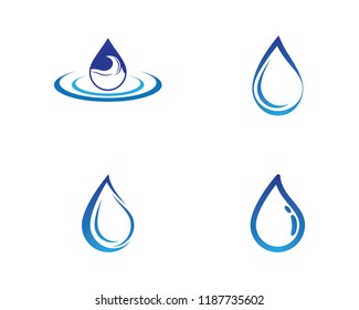 Water drop symbol illustration