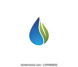 Water drop symbol illustration
