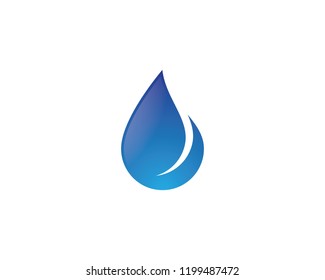 Water drop symbol illustration