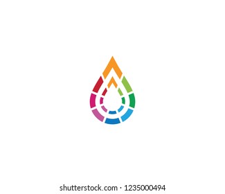 Water drop symbol illustration