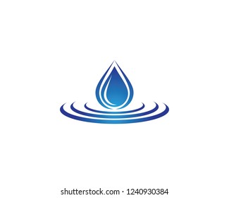 Water drop symbol illustration