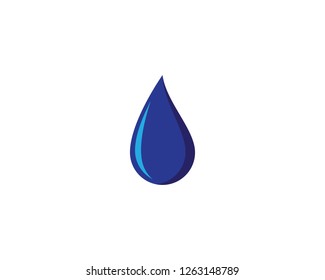 Water drop symbol illustration