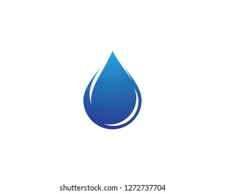 Water drop symbol illustration
