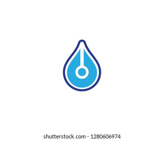 Water drop symbol illustration