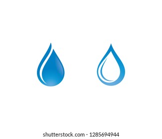 Water drop symbol illustration