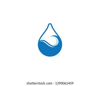 Water Drop Symbol Illustration Stock Vector (Royalty Free) 1290061459 ...