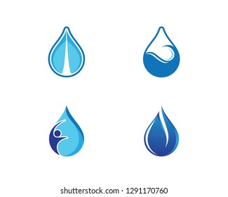 Water drop symbol illustration