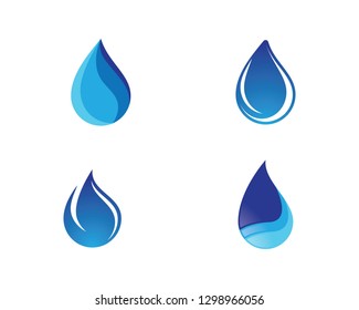 Water drop symbol illustration