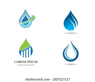 Water drop symbol illustration