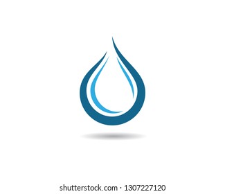 Water drop symbol illustration