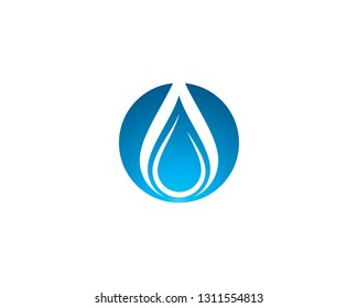 Water drop symbol illustration