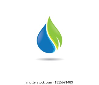 Water drop symbol illustration