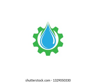 Water drop symbol illustration
