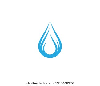 Water drop symbol illustration