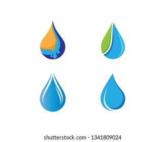 Water drop symbol illustration