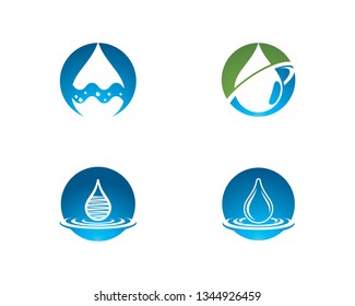 Water drop symbol illustration