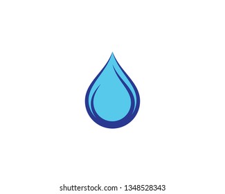 Water drop symbol illustration