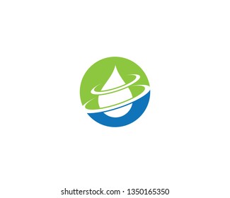 Water drop symbol illustration