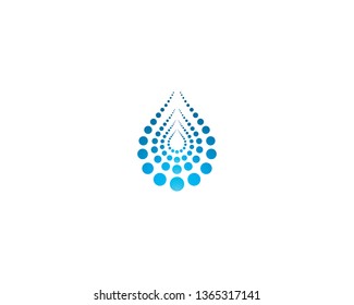 Water drop symbol illustration