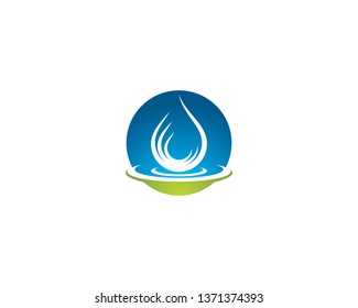 Water drop symbol illustration