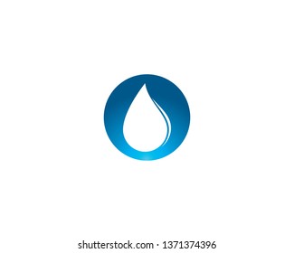 Water drop symbol illustration