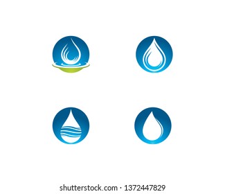 Water drop symbol illustration